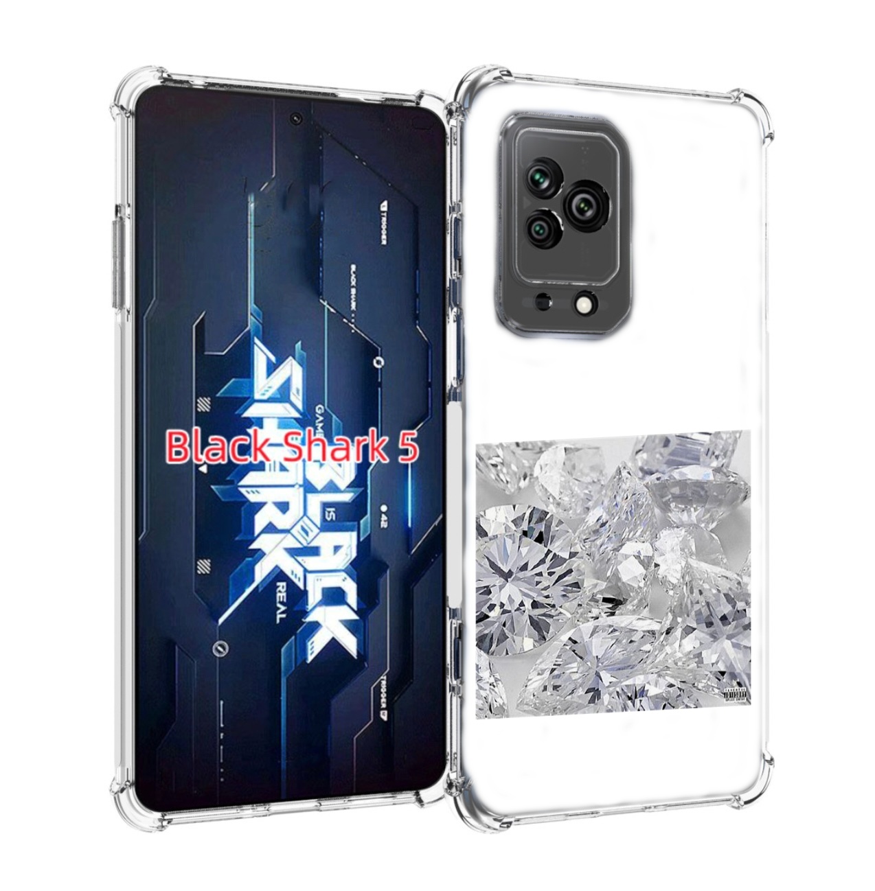 

Чехол MyPads Drake & Future - What a Time To Be Alive для Xiaomi Black Shark 5, Прозрачный, Tocco