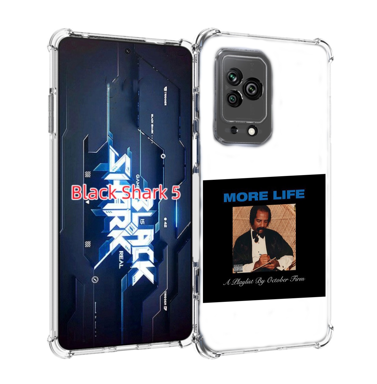 

Чехол MyPads Drake - More Life для Xiaomi Black Shark 5, Прозрачный, Tocco