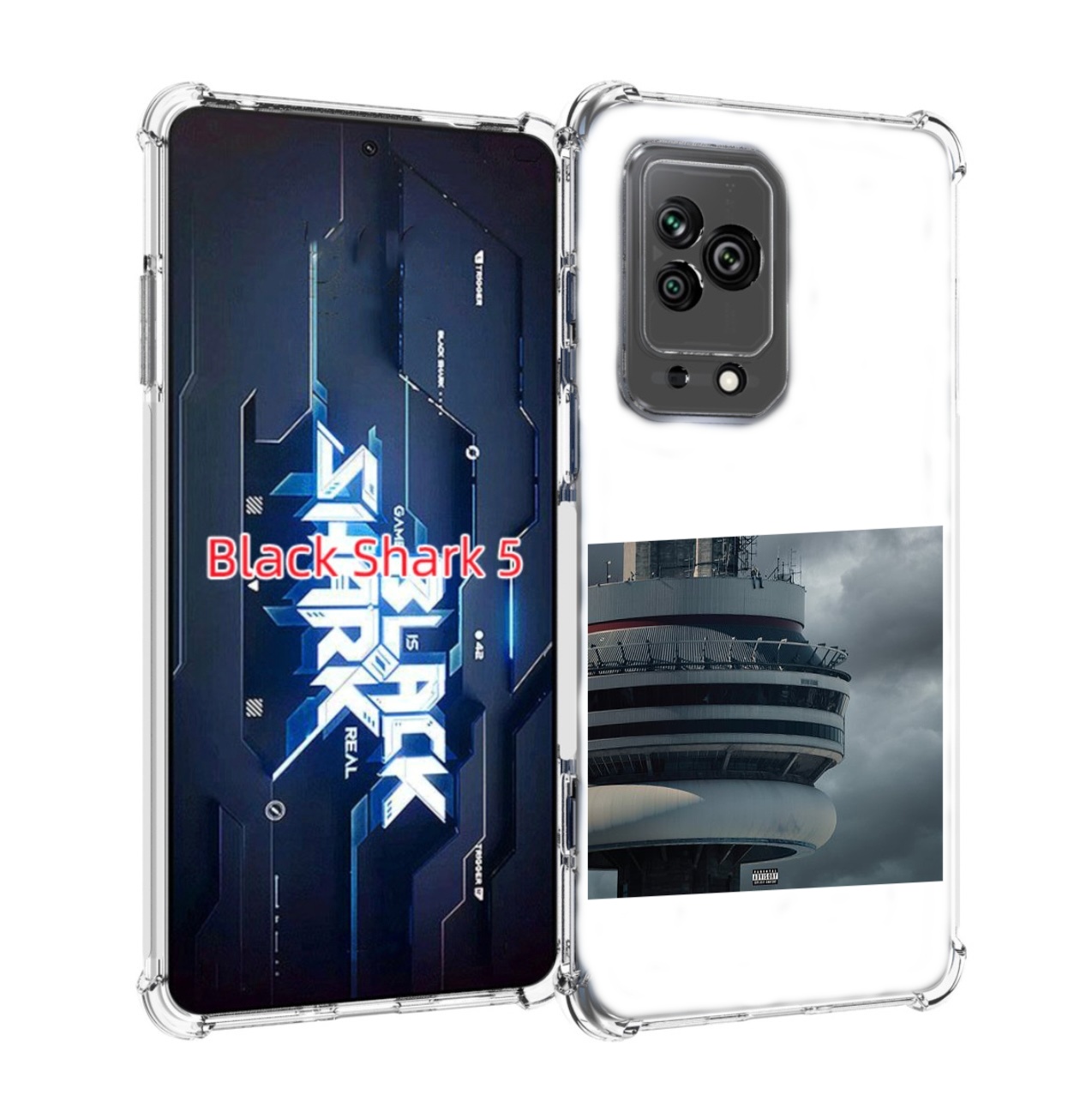 

Чехол MyPads Drake - Views для Xiaomi Black Shark 5, Прозрачный, Tocco
