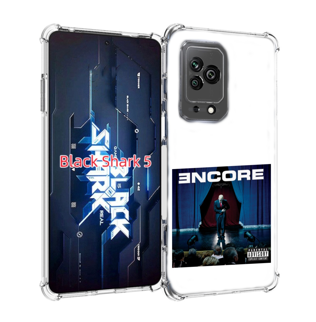 

Чехол MyPads ENCORE для Xiaomi Black Shark 5, Прозрачный, Tocco