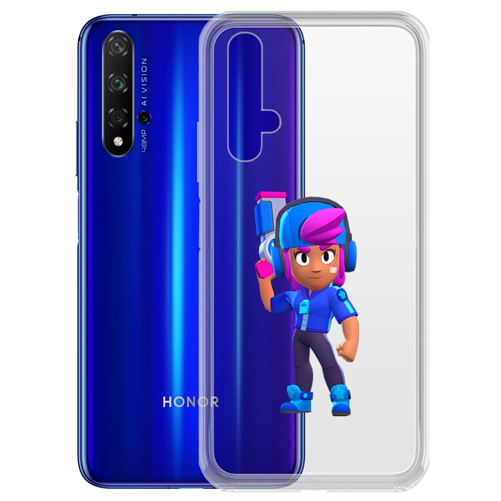 

Чехол-накладка Brawl Stars-Звёздная Шелли для Honor 20