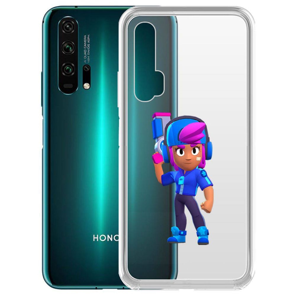 

Чехол-накладка Brawl Stars-Звёздная Шелли для Honor 20 Pro/Nova 5T