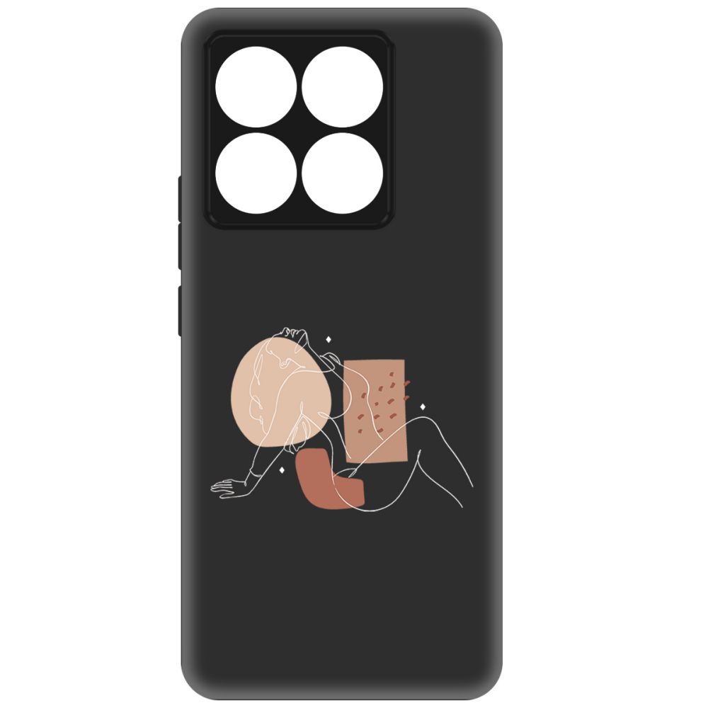 

Чехол-накладка Krutoff Soft Case Чувственность для Xiaomi 14T черный