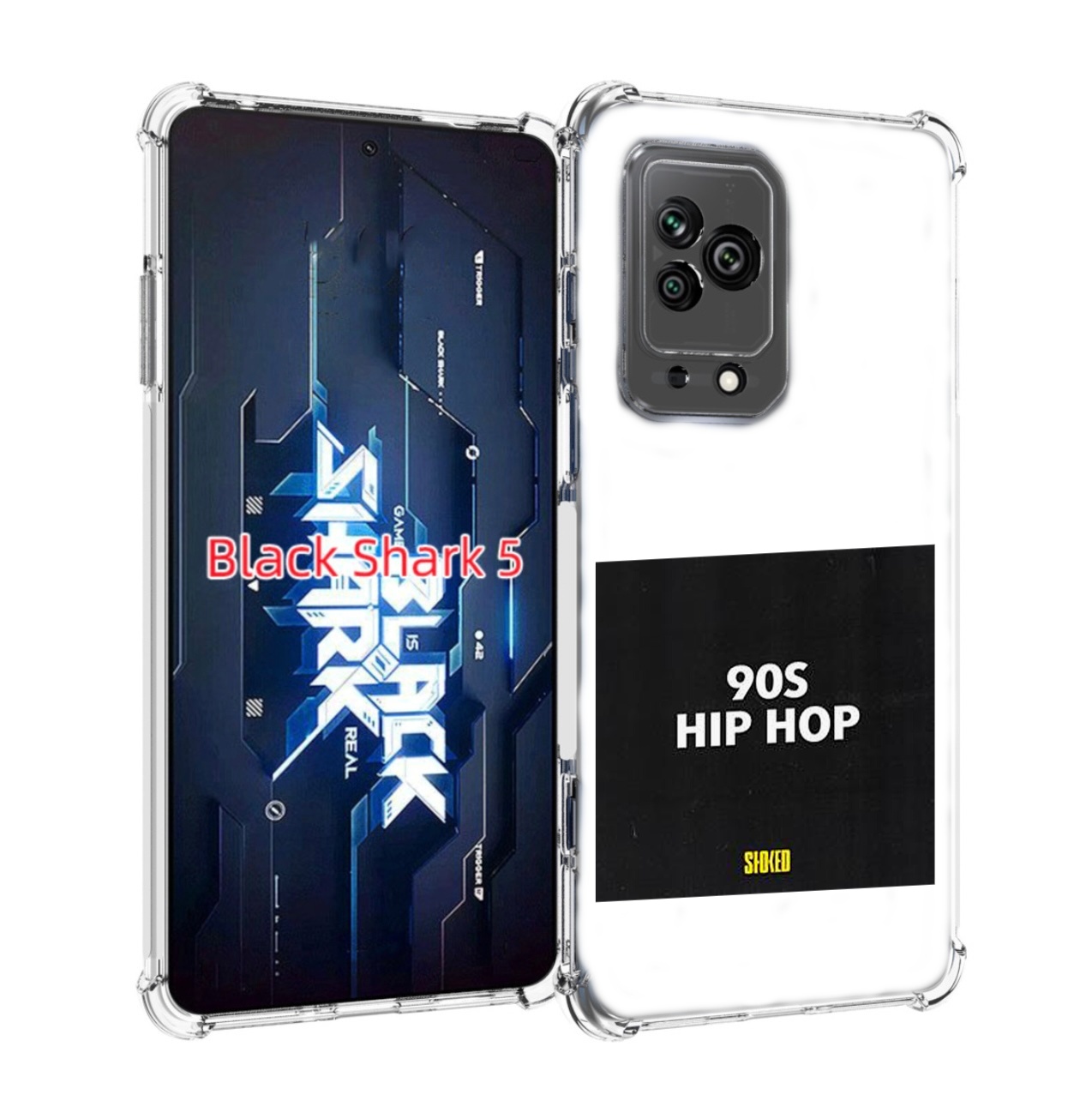 

Чехол MyPads Eazy-E 90S Hip Hop для Xiaomi Black Shark 5, Прозрачный, Tocco
