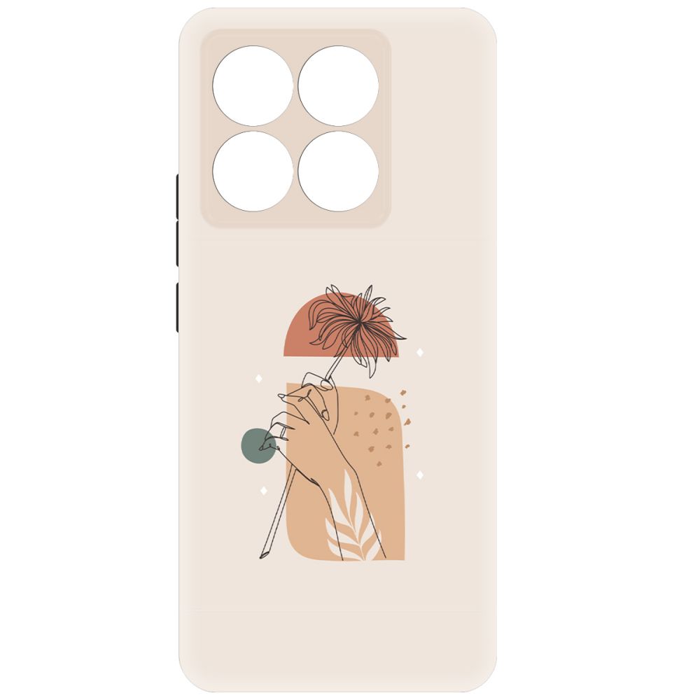 

Чехол-накладка Krutoff Soft Case Романтика для Xiaomi 14T черный