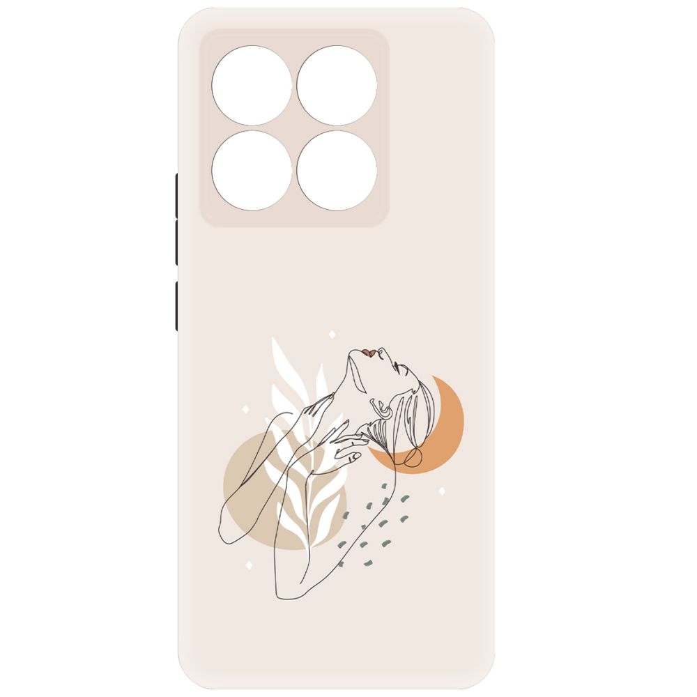 

Чехол-накладка Krutoff Soft Case Женственность для Xiaomi 14T черный