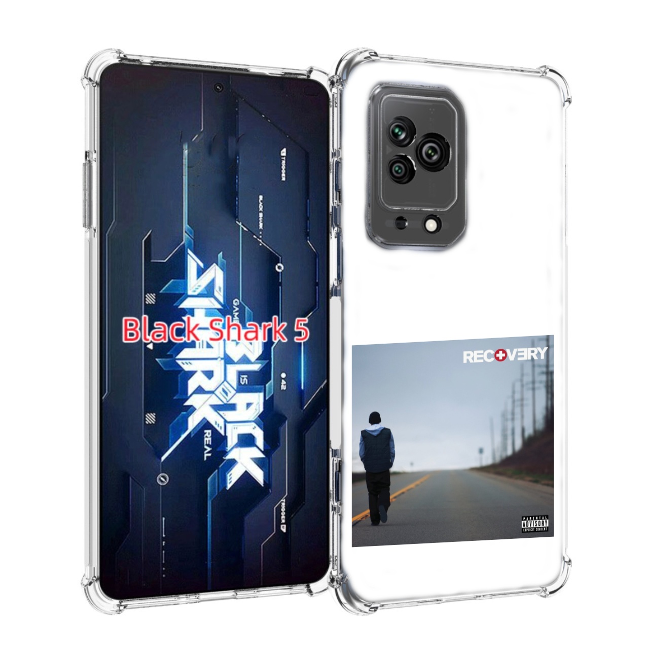 

Чехол MyPads Eminem RECOVERY для Xiaomi Black Shark 5, Прозрачный, Tocco
