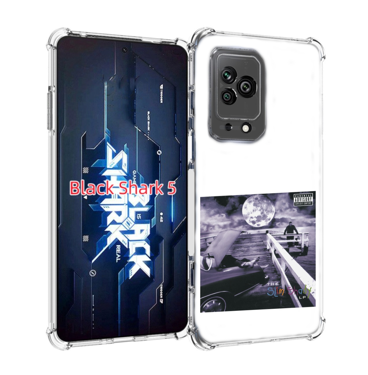 

Чехол Mypads Eminem The Slim Shady Lp Для Xiaomi Black Shark 5, Прозрачный, Tocco