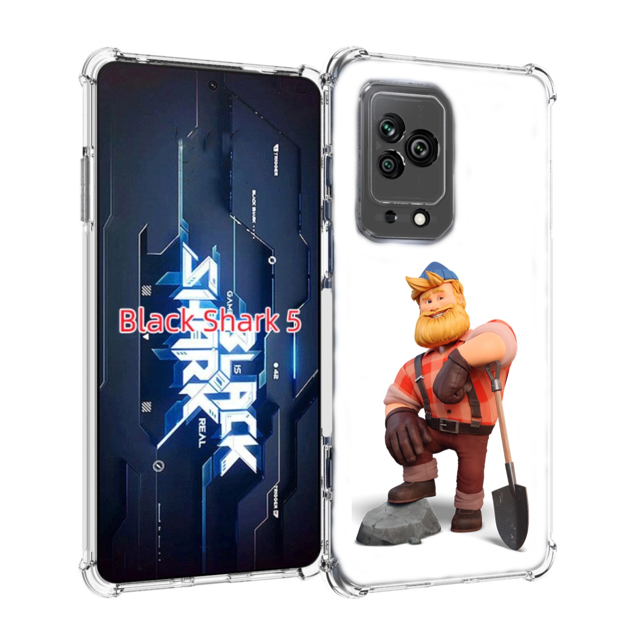 

Чехол MyPads FarmVille-2 для Xiaomi Black Shark 5, Прозрачный, Tocco