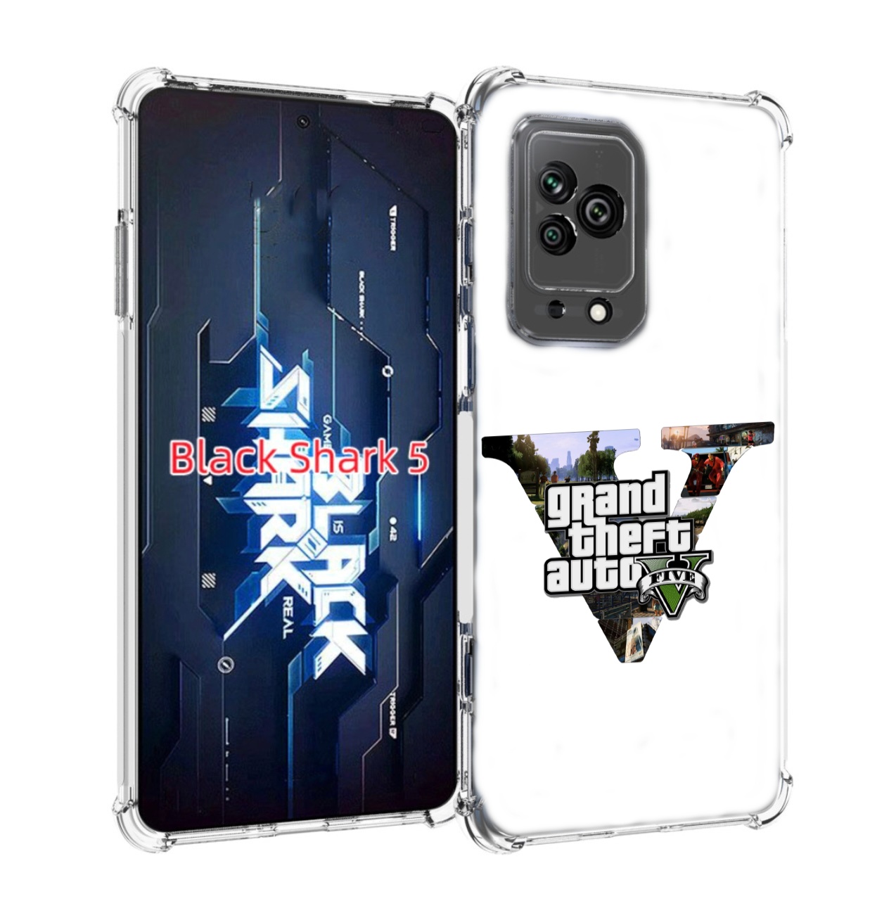 

Чехол MyPads GTA 5 логотип для Xiaomi Black Shark 5, Прозрачный, Tocco
