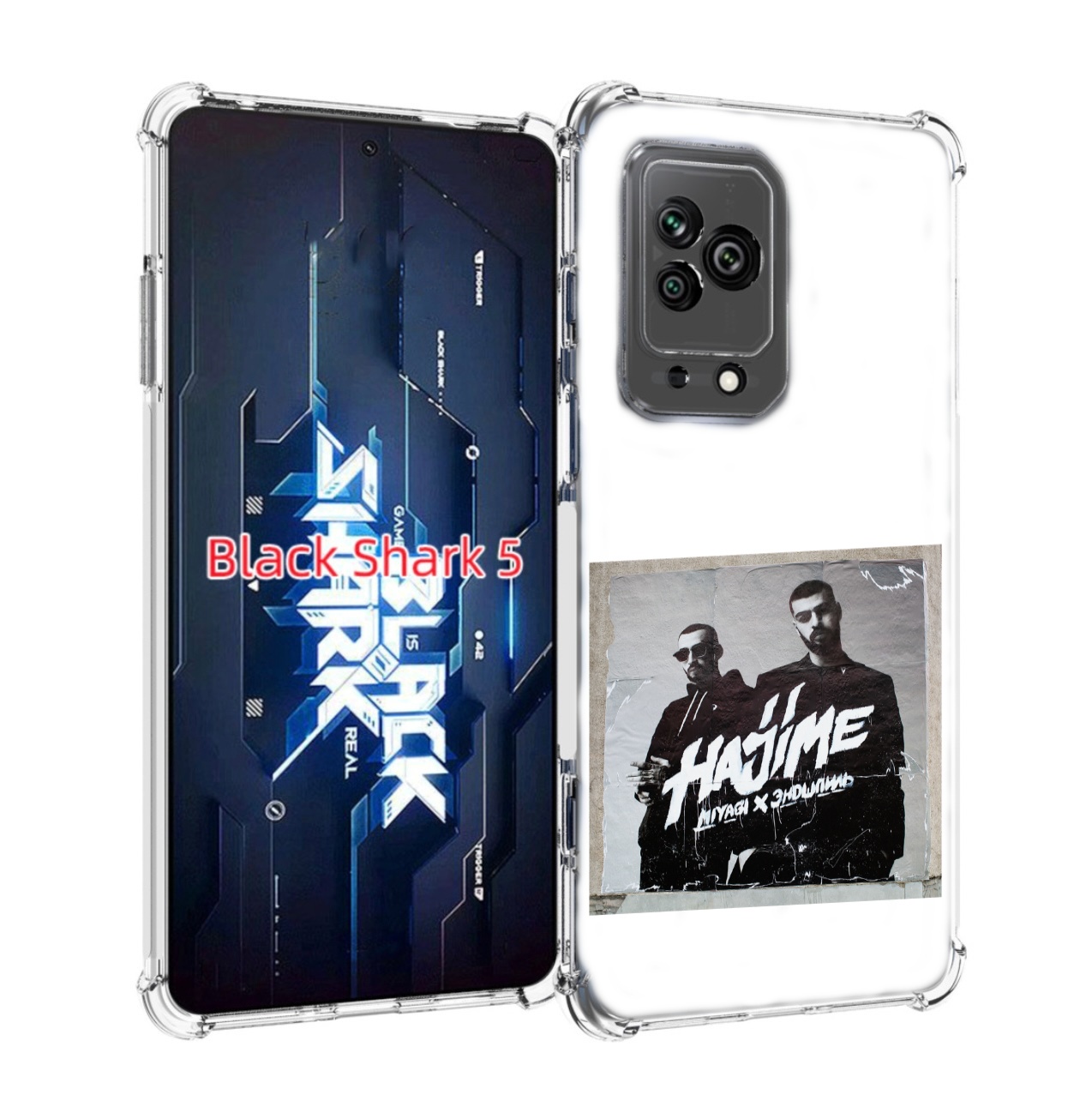 

Чехол MyPads Hajime, pt для Xiaomi Black Shark 5, Прозрачный, Tocco