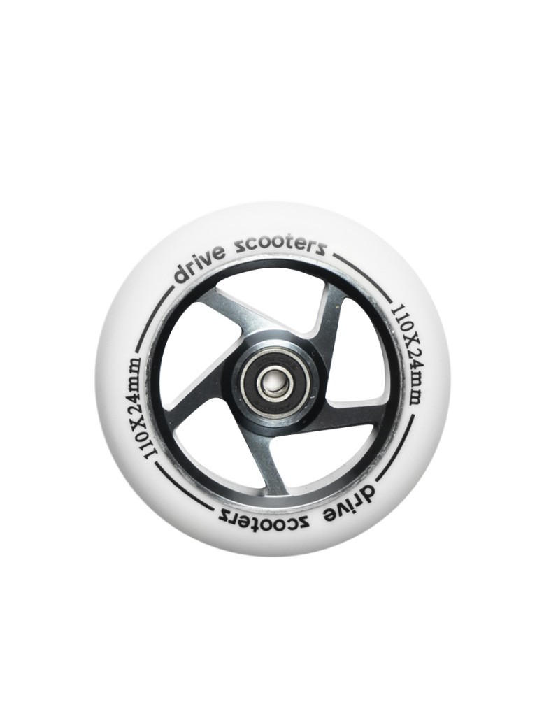 Колесо Drive Scooters Blade 110mm white/titanium