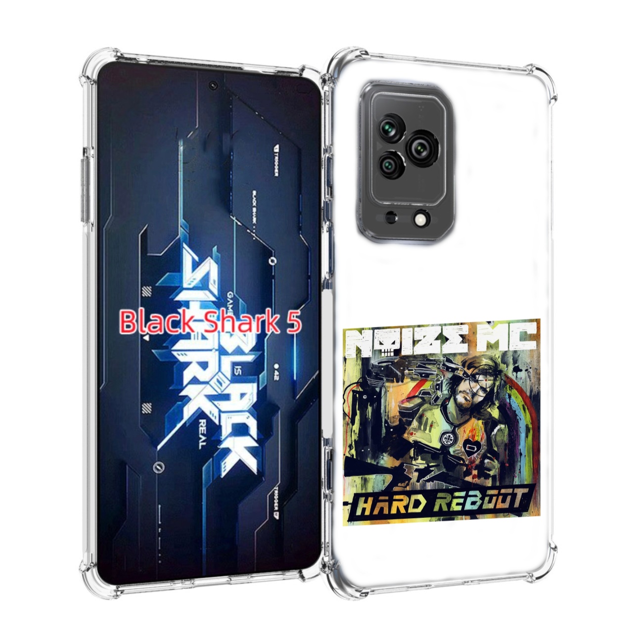 

Чехол MyPads Hard Reboot Noize MC для Xiaomi Black Shark 5, Прозрачный, Tocco