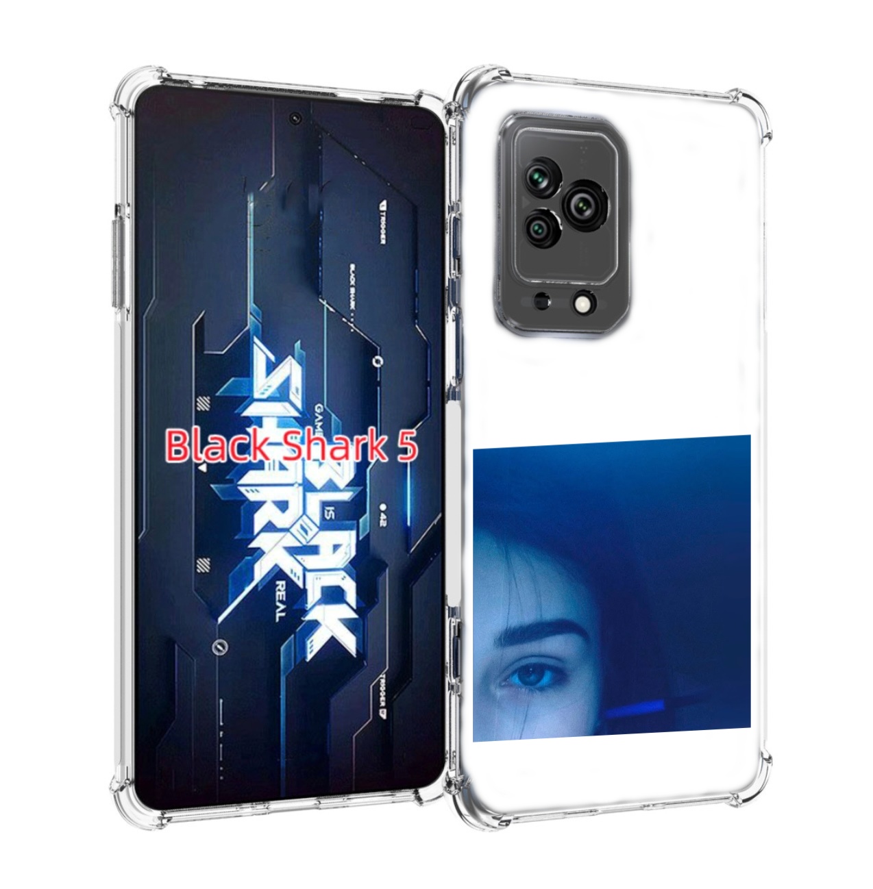 

Чехол MyPads Hate Love face для Xiaomi Black Shark 5, Прозрачный, Tocco