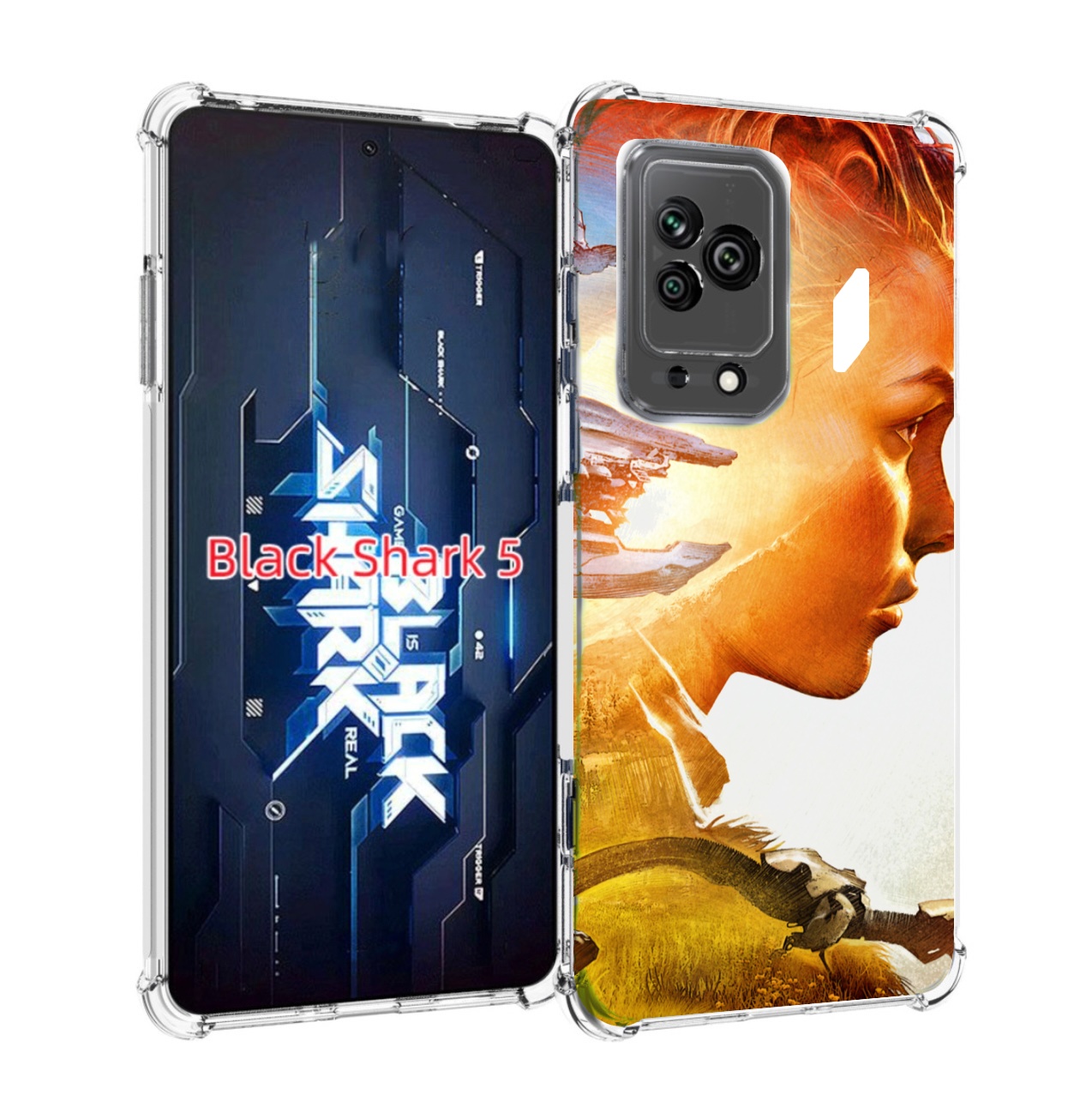 

Чехол MyPads Horizon Zero Dawn art для Xiaomi Black Shark 5, Прозрачный, Tocco