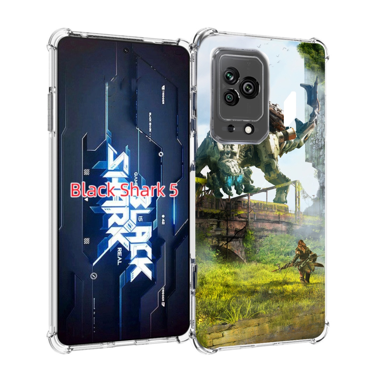 

Чехол MyPads Horizon Zero Dawn для Xiaomi Black Shark 5, Прозрачный, Tocco