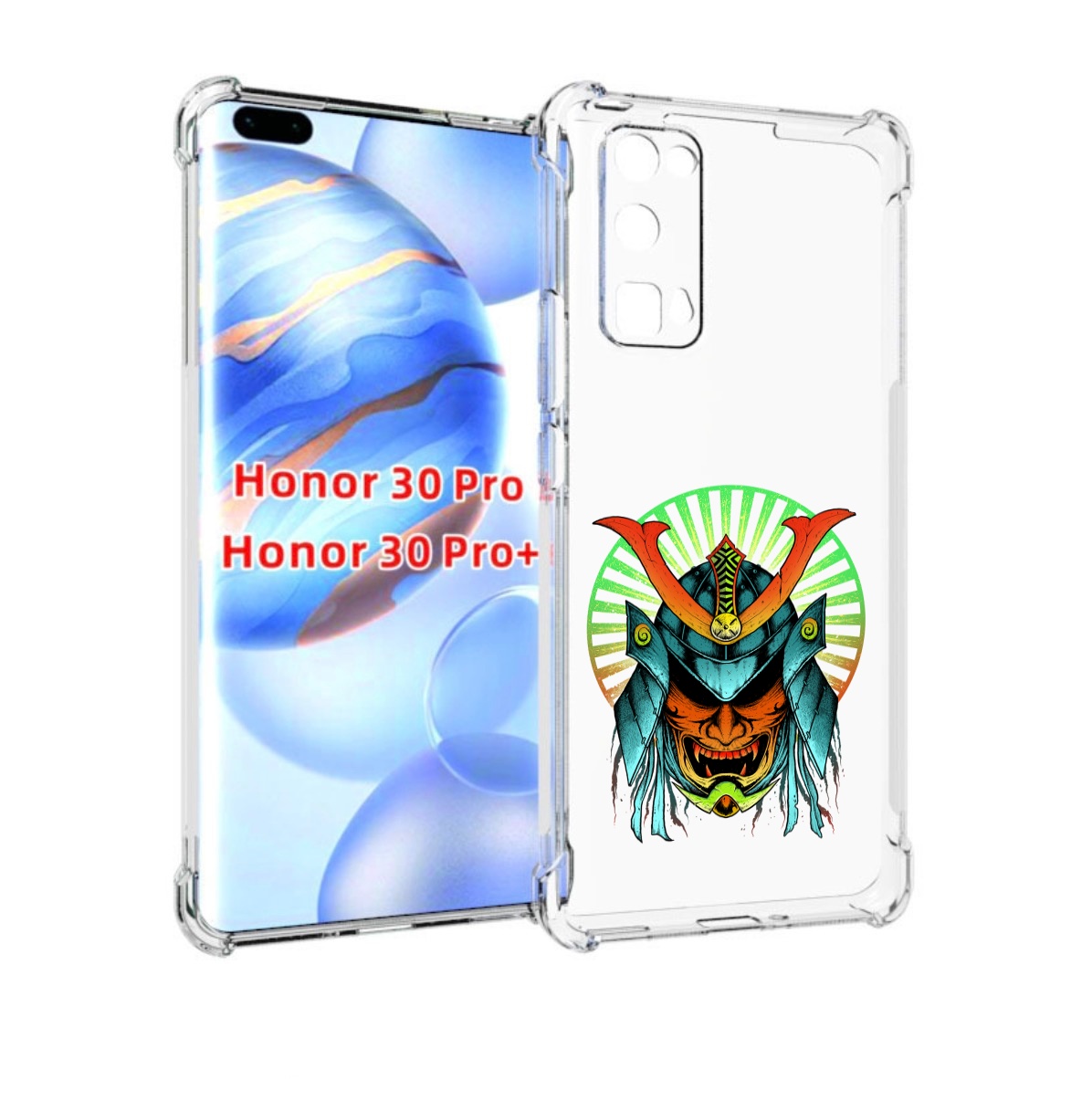 

Чехол бампер MyPads ешимитсу рисунок для Honor 30 Pro Honor, Прозрачный, Tocco