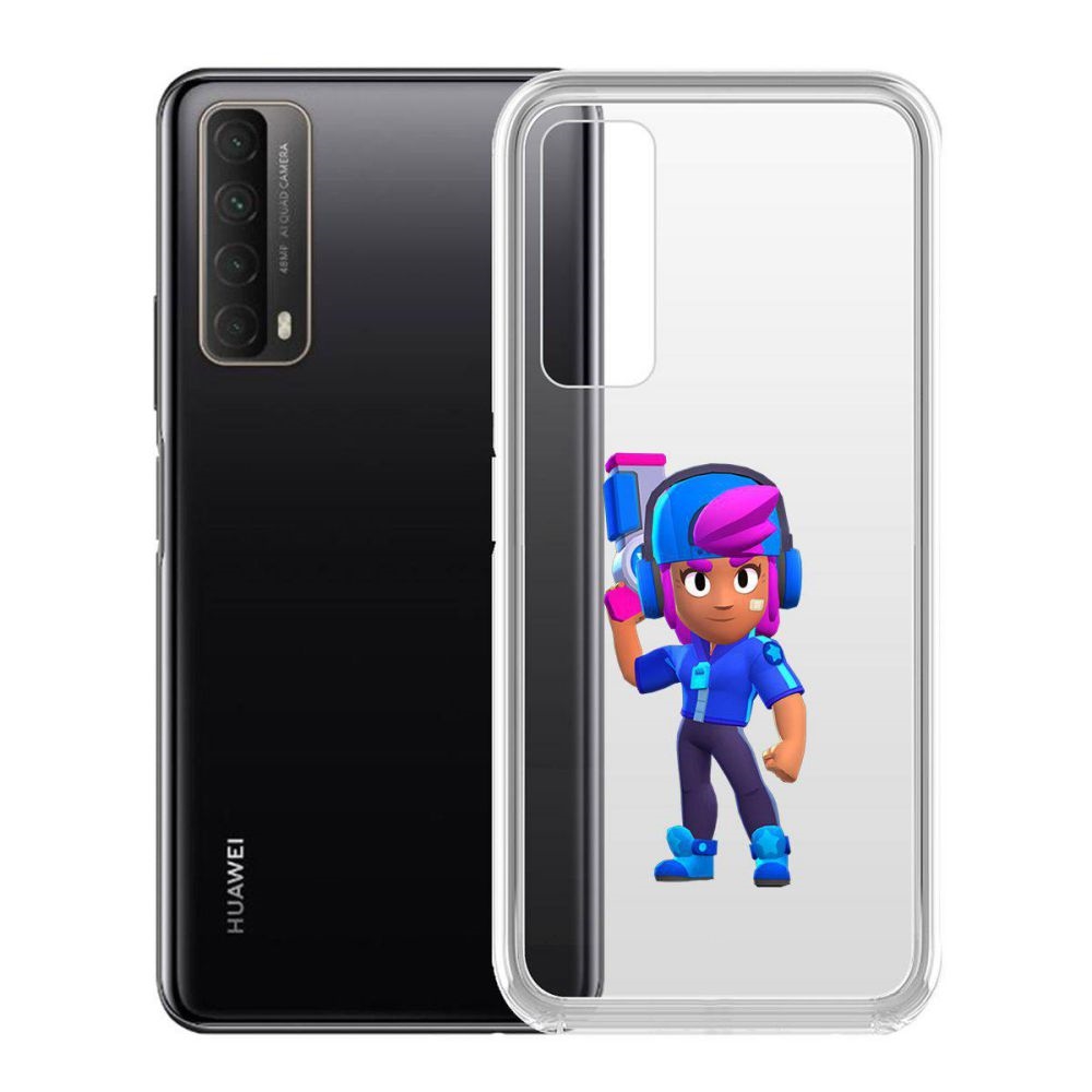 

Чехол-накладка Brawl Stars-Звёздная Шелли для Huawei P Smart 2021