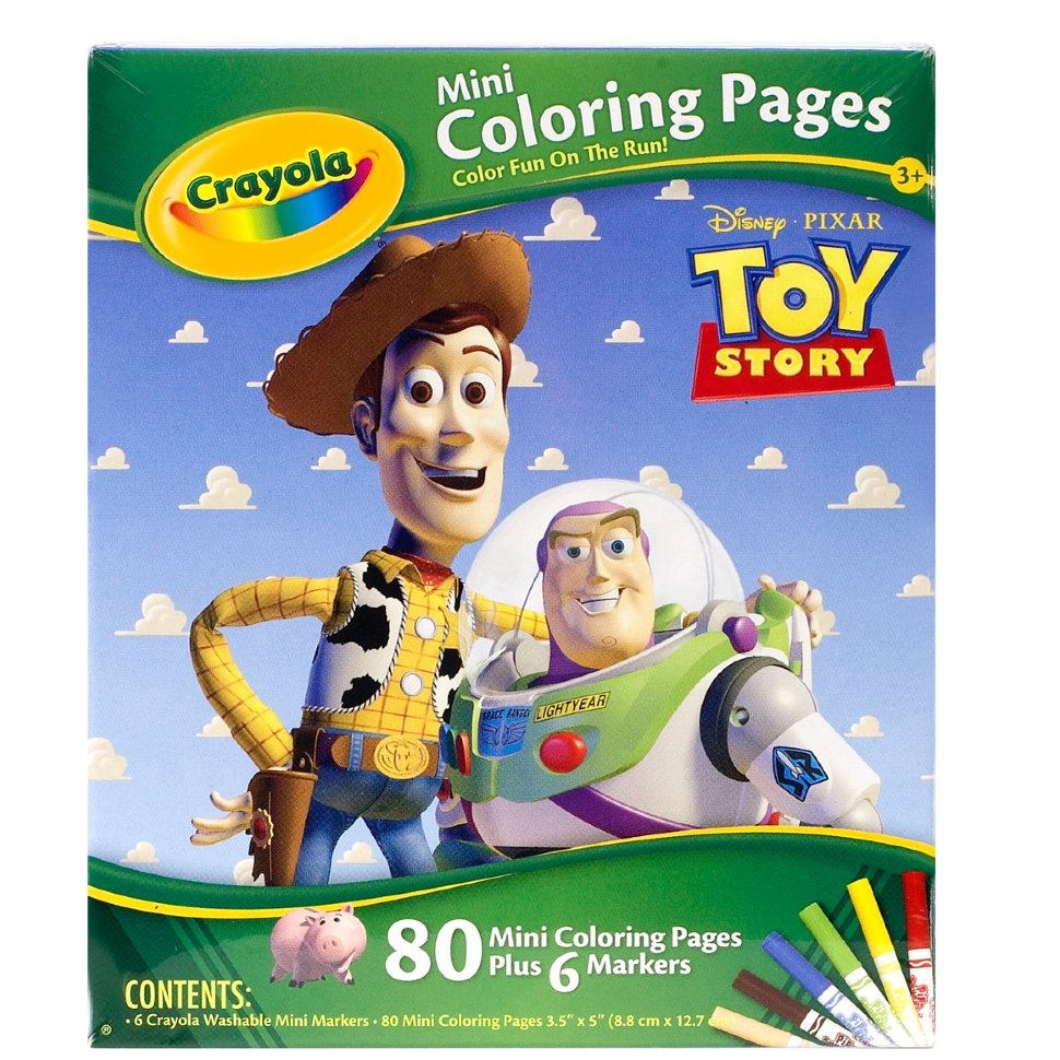 Мини-раскраска Crayola История игрушек