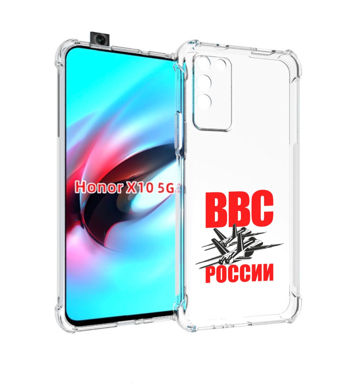 

Чехол MyPads ввс для Honor X10, Прозрачный, Tocco