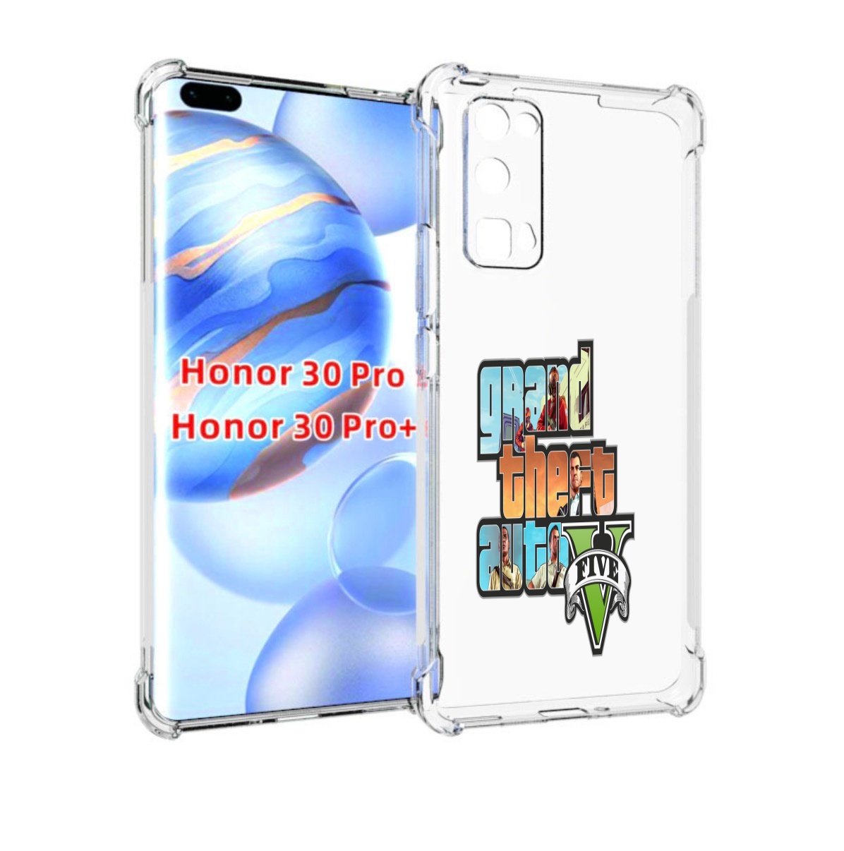 

Чехол бампер MyPads игра гта для Honor 30 Pro, Прозрачный, Tocco