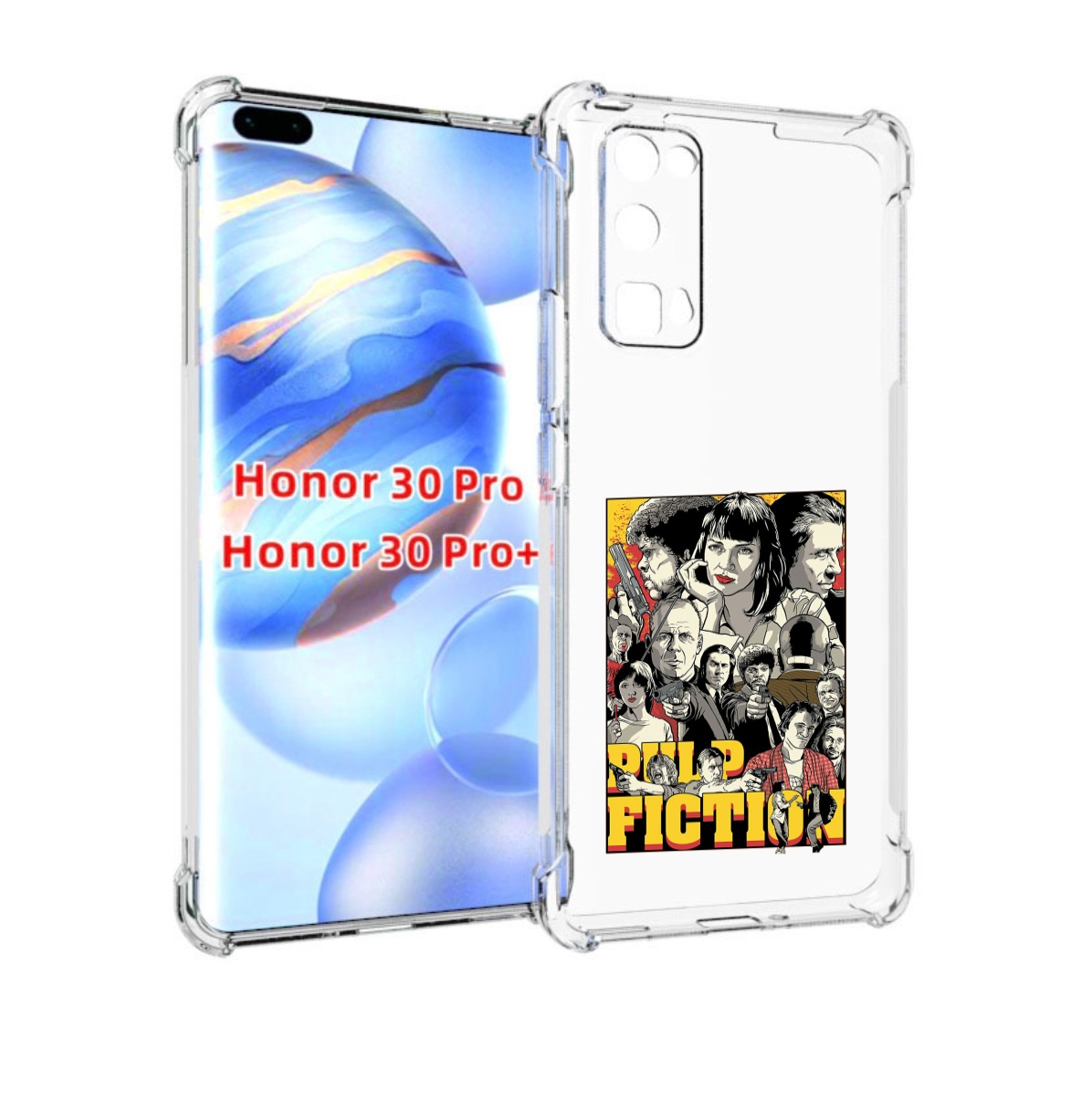 Чехол бампер MyPads комикс картинка для Honor 30 Pro Honor