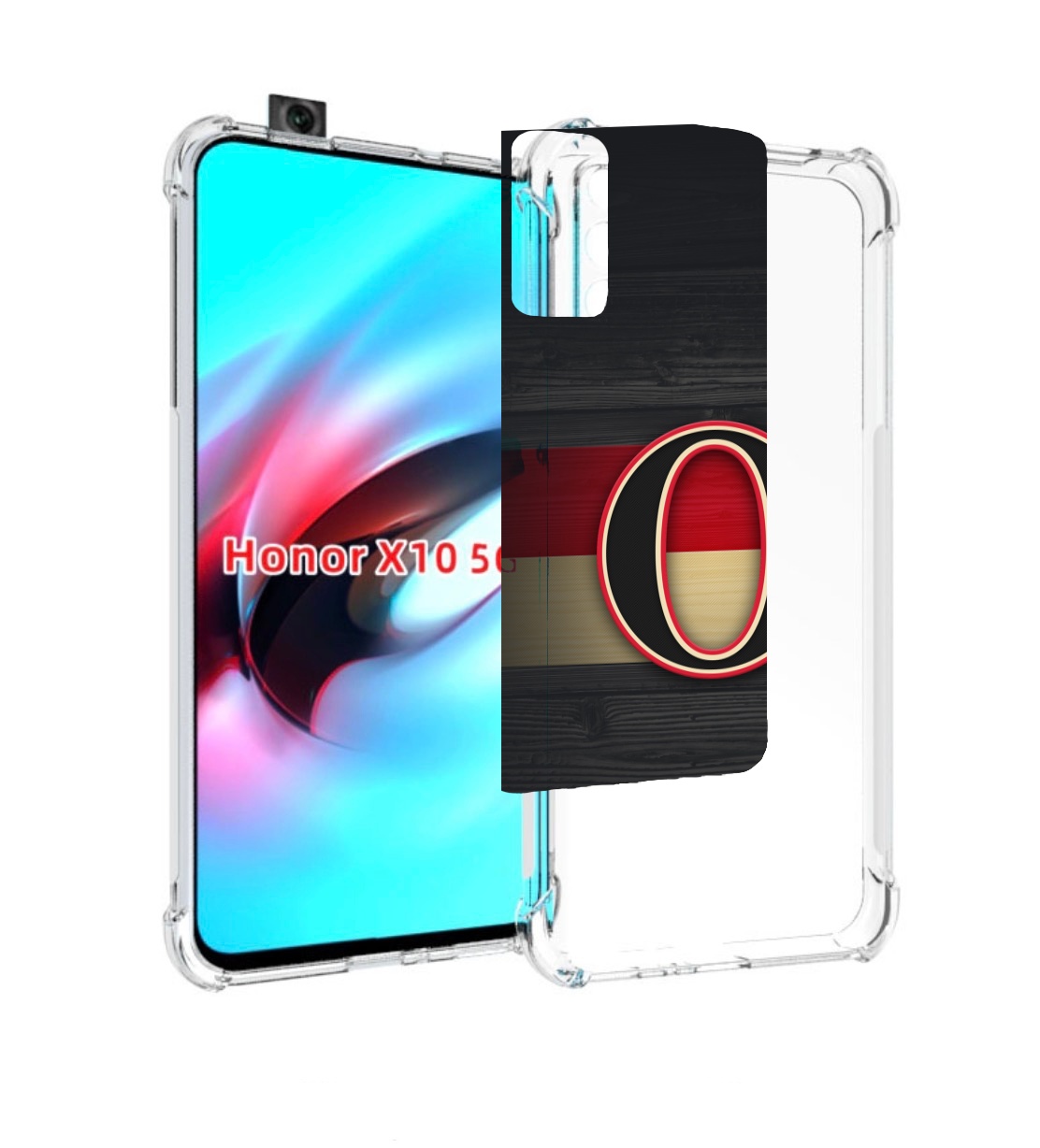 

Чехол MyPads оттава сенаторс для Honor X10, Прозрачный, Tocco
