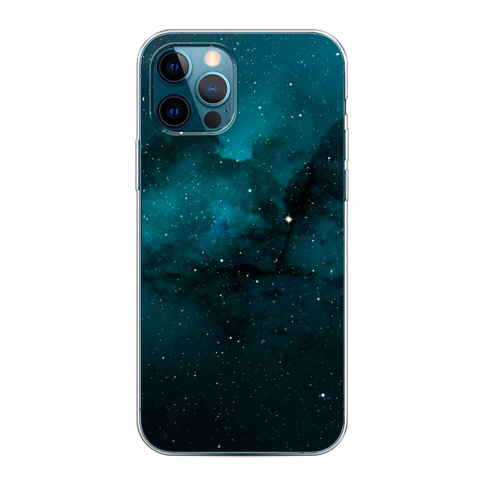 

Чехол на Apple iPhone 12 "Синий космос", 12850-2