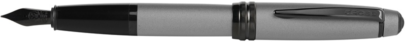 Перьевая ручка Cross Bailey Matte Grey Lacquer перо F. Цвет - серый. AT0456-20FJ