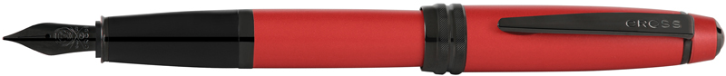 Перьевая ручка Cross Bailey Matte Red Lacquer перо F. Цвет - красный. AT0456-21FJ