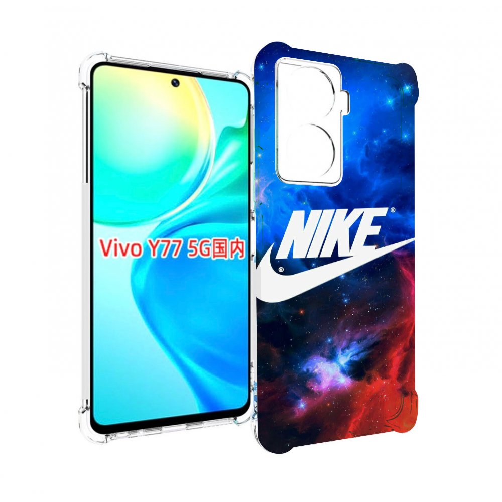 

Чехол MyPads найк в космосе для Vivo Y77 5G, Прозрачный, Tocco