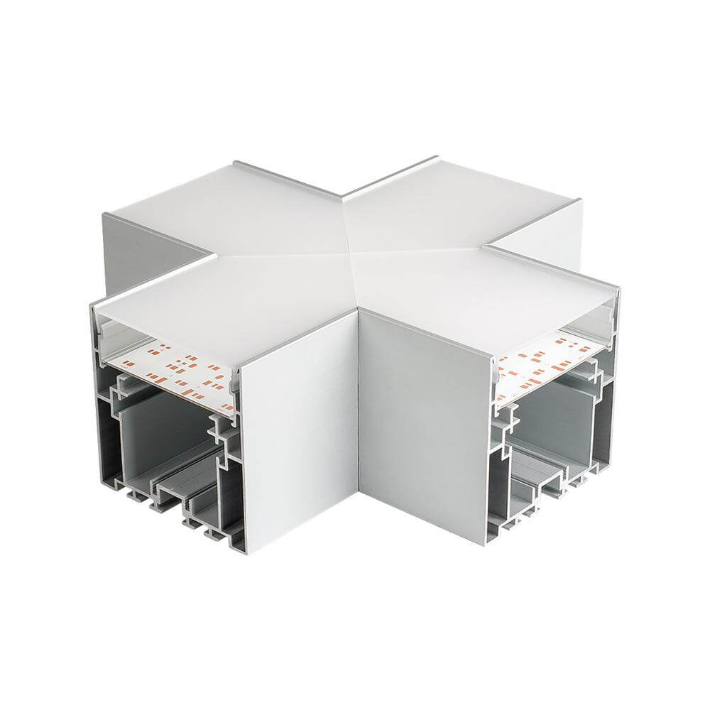 

Коннектор X-образный Arlight S2-Line-7977-X90 крестовой 021265, Серый, 021265 S2-Line