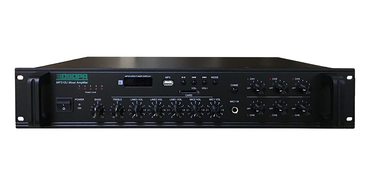 

DSPPA MP-610U Комбинированный микшер-усилитель 250 Вт
