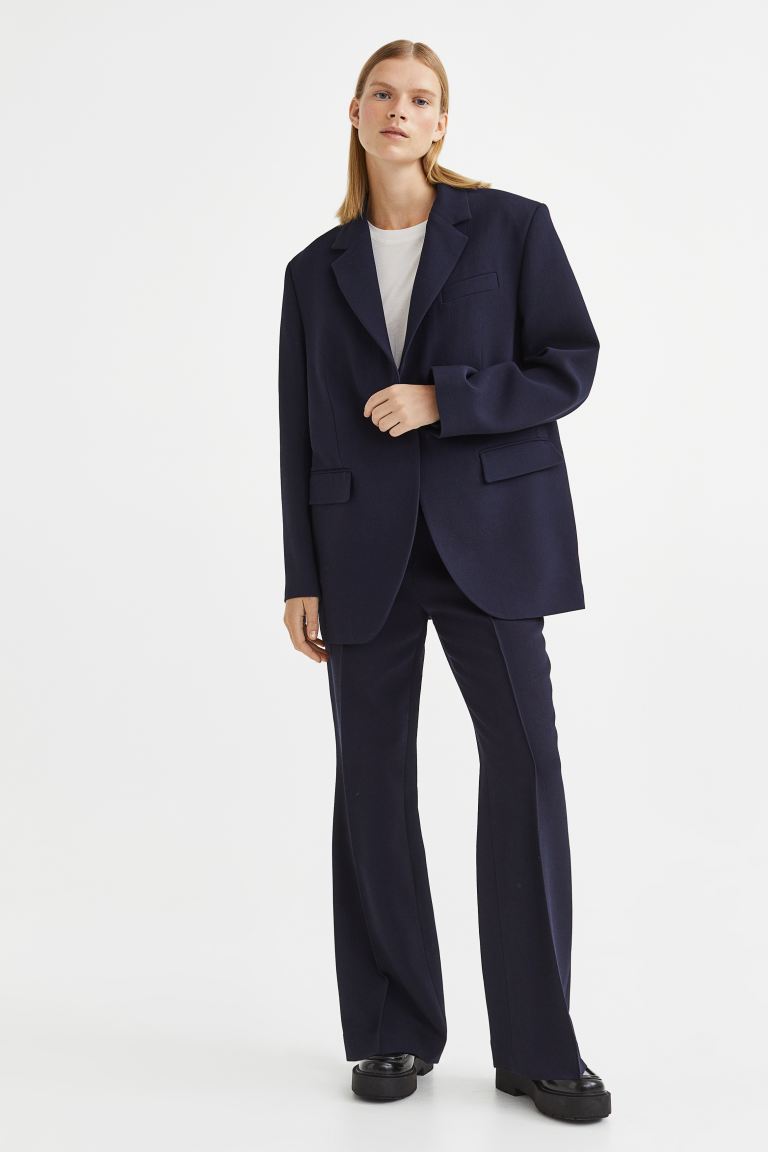 

Брюки женские H&M 1010564001 синие 46 EU (доставка из-за рубежа), 1010564001