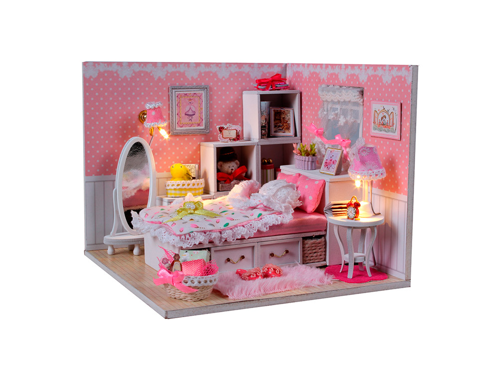 Набор для создания миниатюры HOBBY DAY румбокс Комната маленькой принцессы