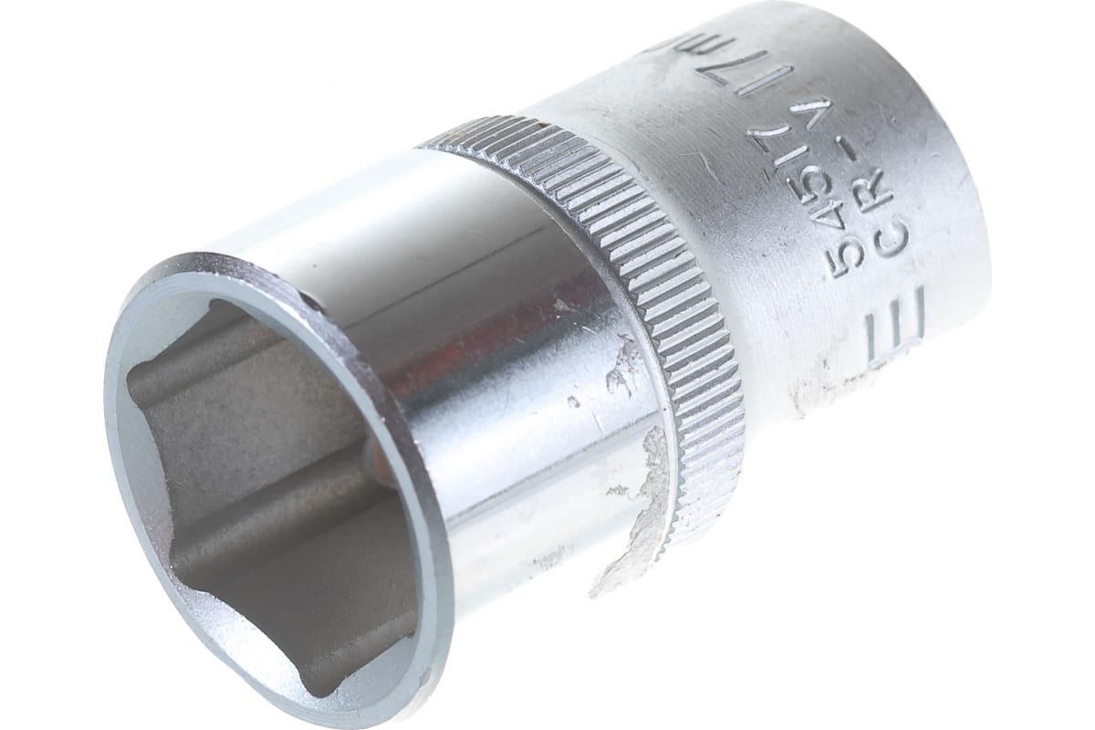 

Головка 17мм 6-гранная 1/2DR короткая FORCE 54517