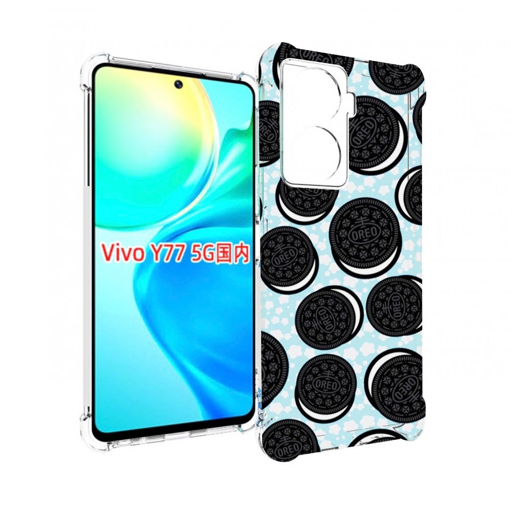 

Чехол MyPads орео печеньки для Vivo Y77 5G, Прозрачный, Tocco