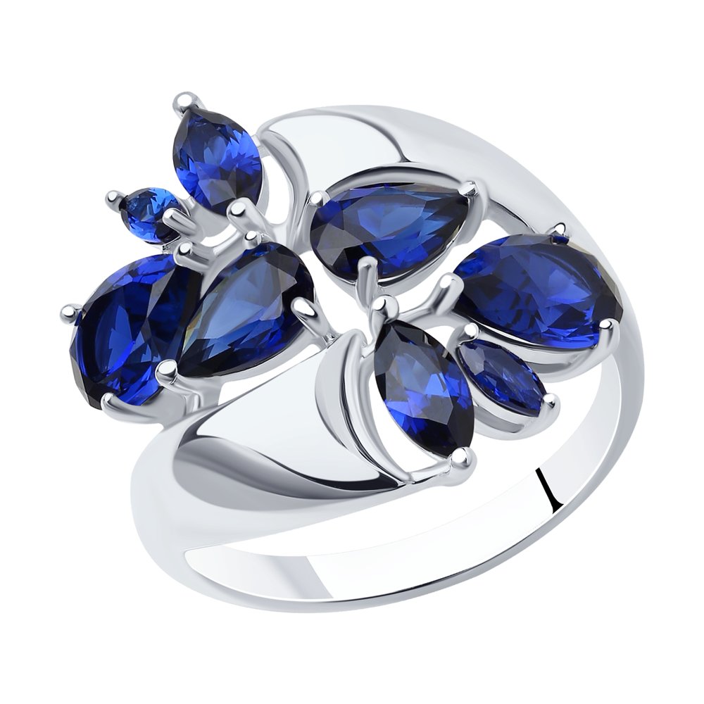 

Кольцо из серебра с корундом искусственным р. 19 SOKOLOV 88010068, 88010068