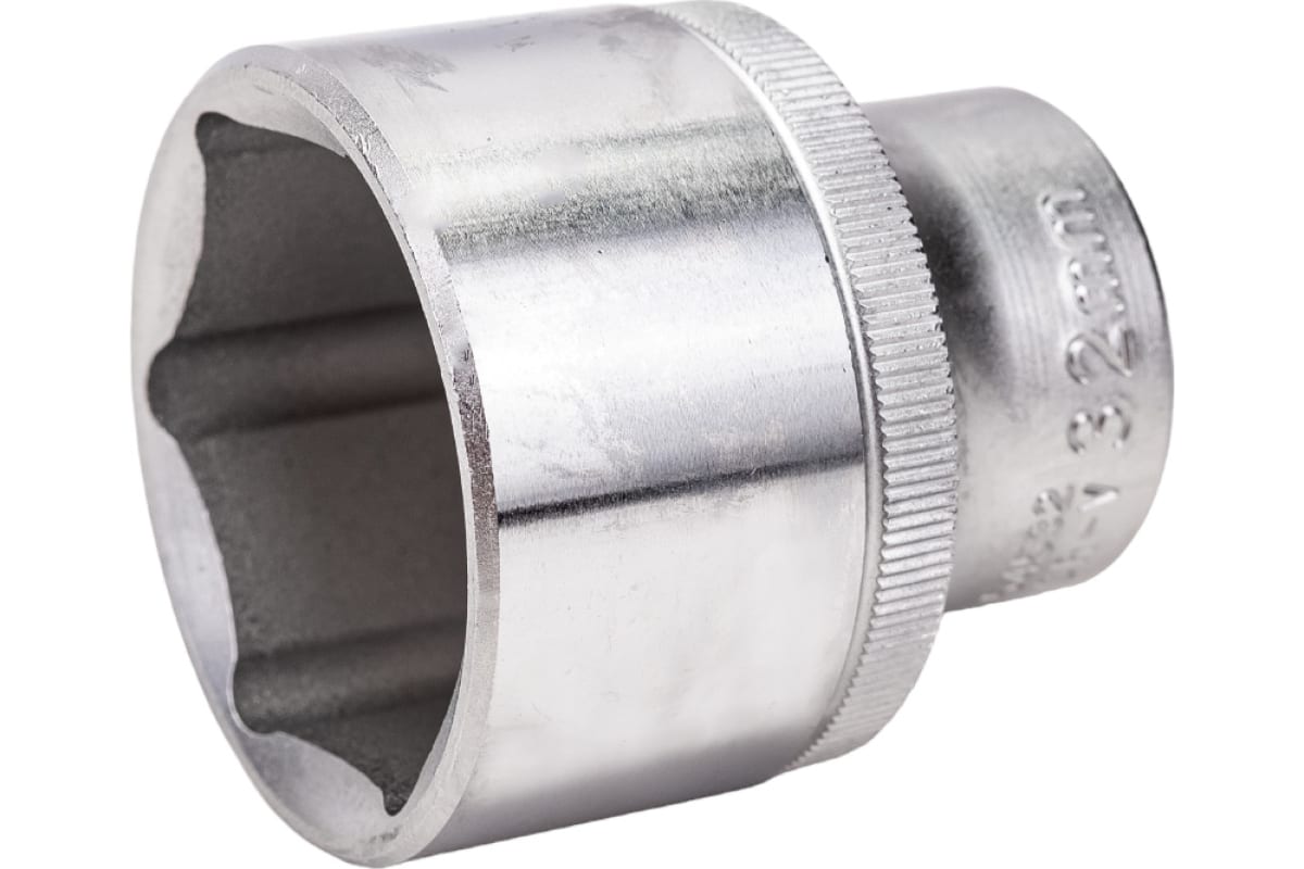 

Головка 32мм 6-гранная 1/2DR короткая FORCE 54532