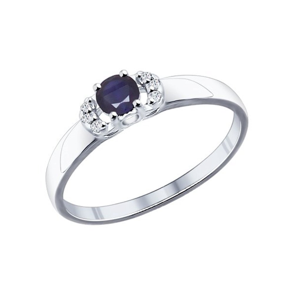 

Кольцо из серебра р. , SOKOLOV 88010008, корунд искусственный\фианит, 88010008