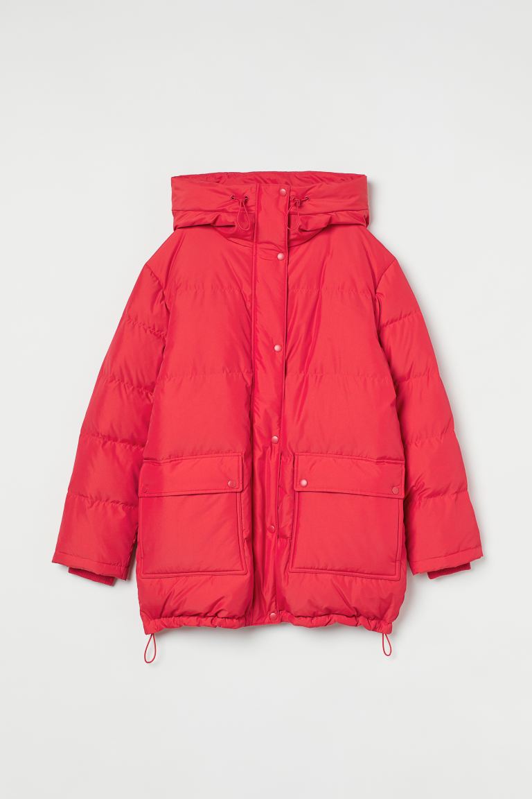 

Пуховик женский H&M 1011255001 красный 2XL (доставка из-за рубежа), 1011255001