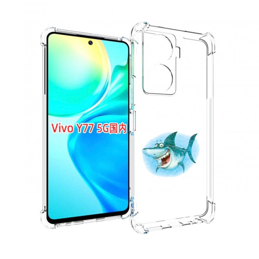 

Чехол MyPads веселая акула для Vivo Y77 5G, Прозрачный, Tocco