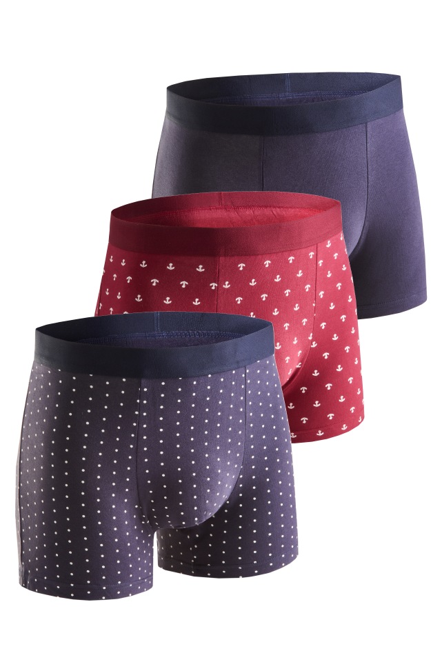 

Комплект трусов мужских WEZEGE WZ03 синих 4XL, WZ03