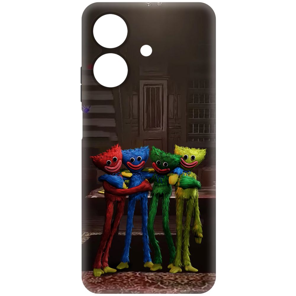 

Чехол-накладка Krutoff Soft Case Хаги Ваги - Мини-Хаги для Realme Note 60 черный
