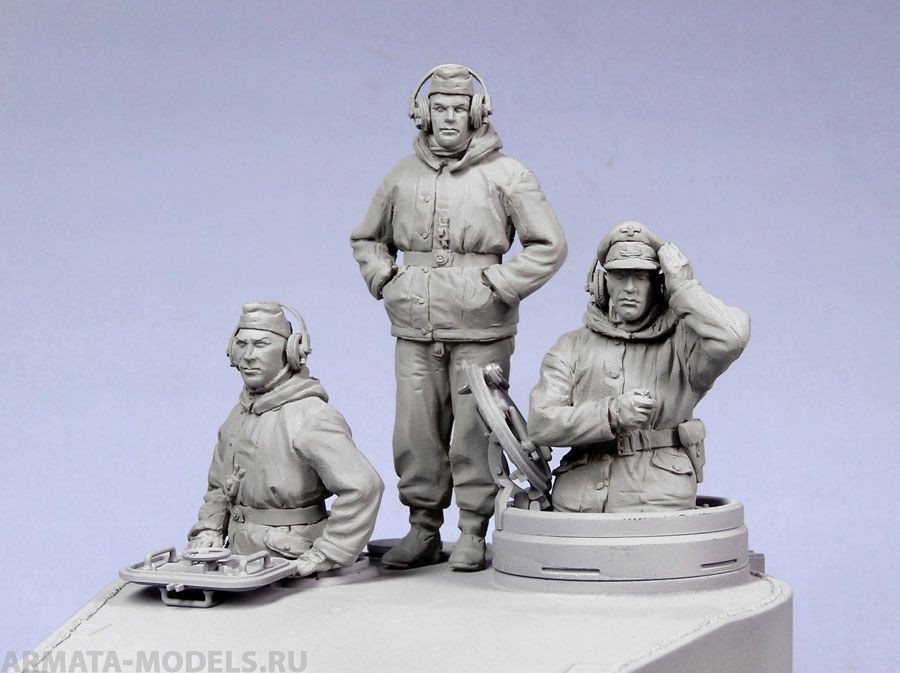 

Т-35072 Немецкие танкисты на ТИГР зима 1943-45 гг 3