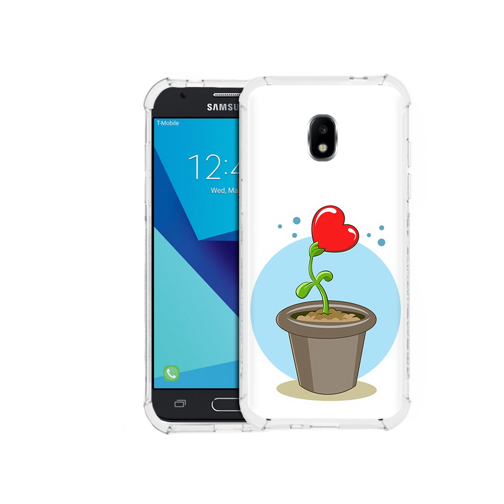 

Чехол MyPads Tocco для Samsung Galaxy J3 (2017) Растение любви 14 февраля, Прозрачный, Tocco