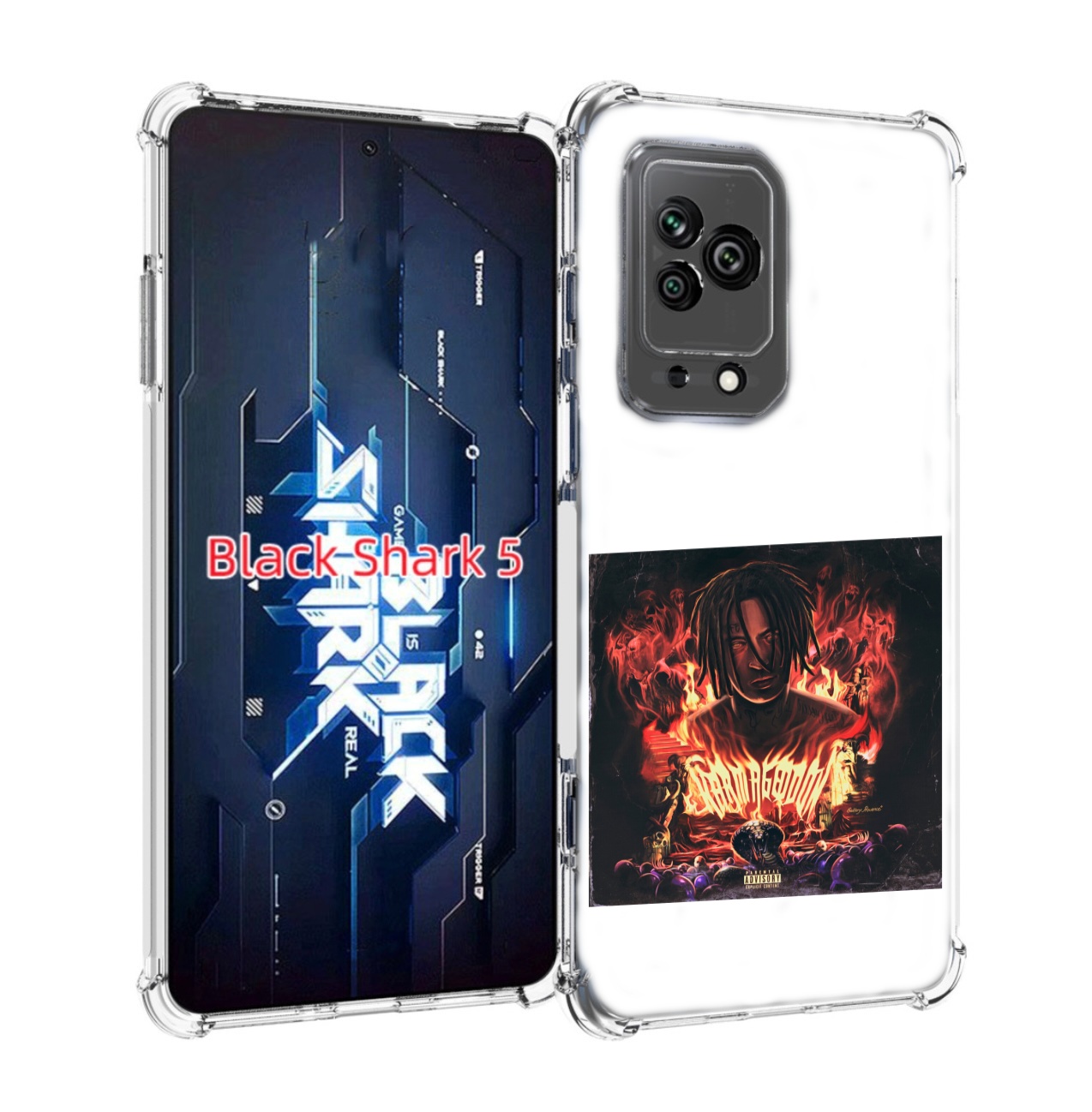 

Чехол MyPads Karmageddon Kizaru для Xiaomi Black Shark 5, Прозрачный, Tocco