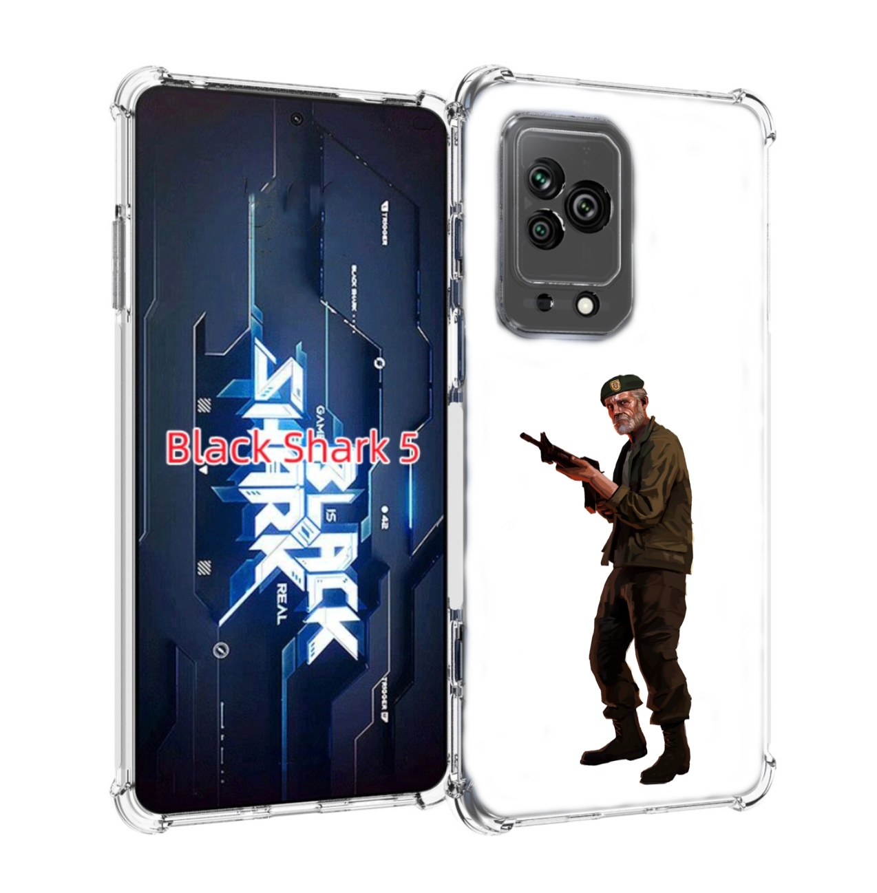 

Чехол MyPads Left-4-Dead-2 для Xiaomi Black Shark 5, Прозрачный, Tocco