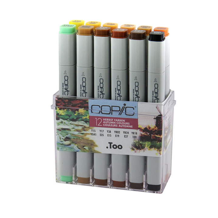 

Copic Classic Набор маркеров 12 осенних цветов (x12), Разноцветный