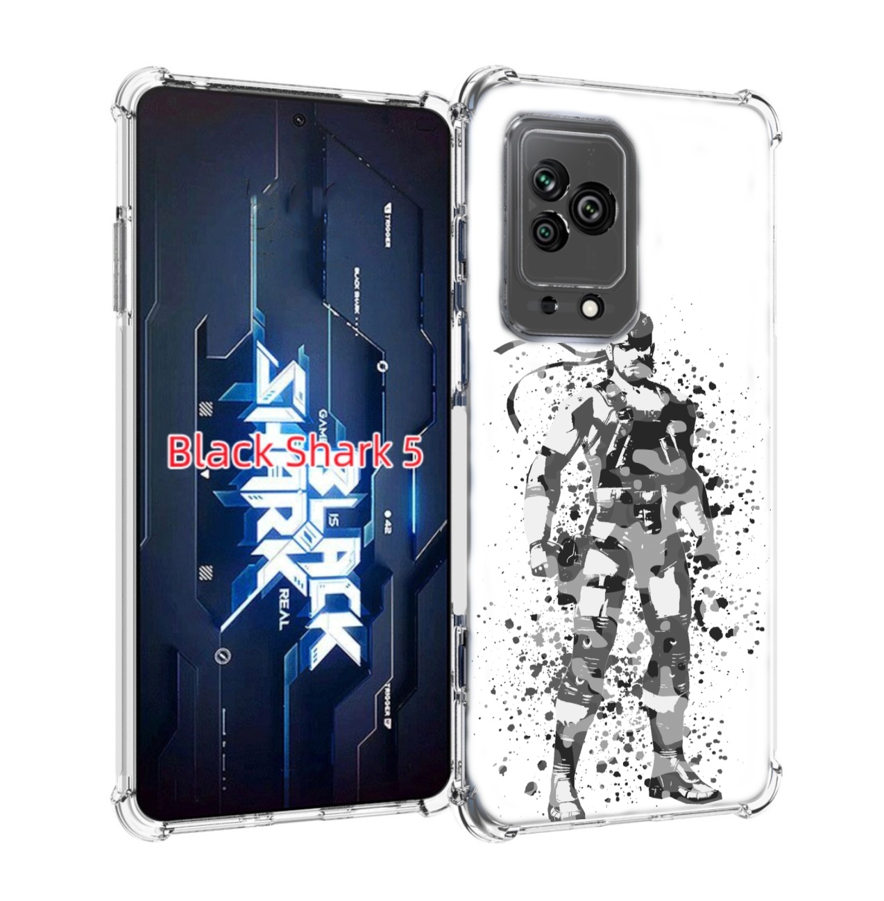 

Чехол MyPads Metal Gear Solid Snakes для Xiaomi Black Shark 5, Прозрачный, Tocco